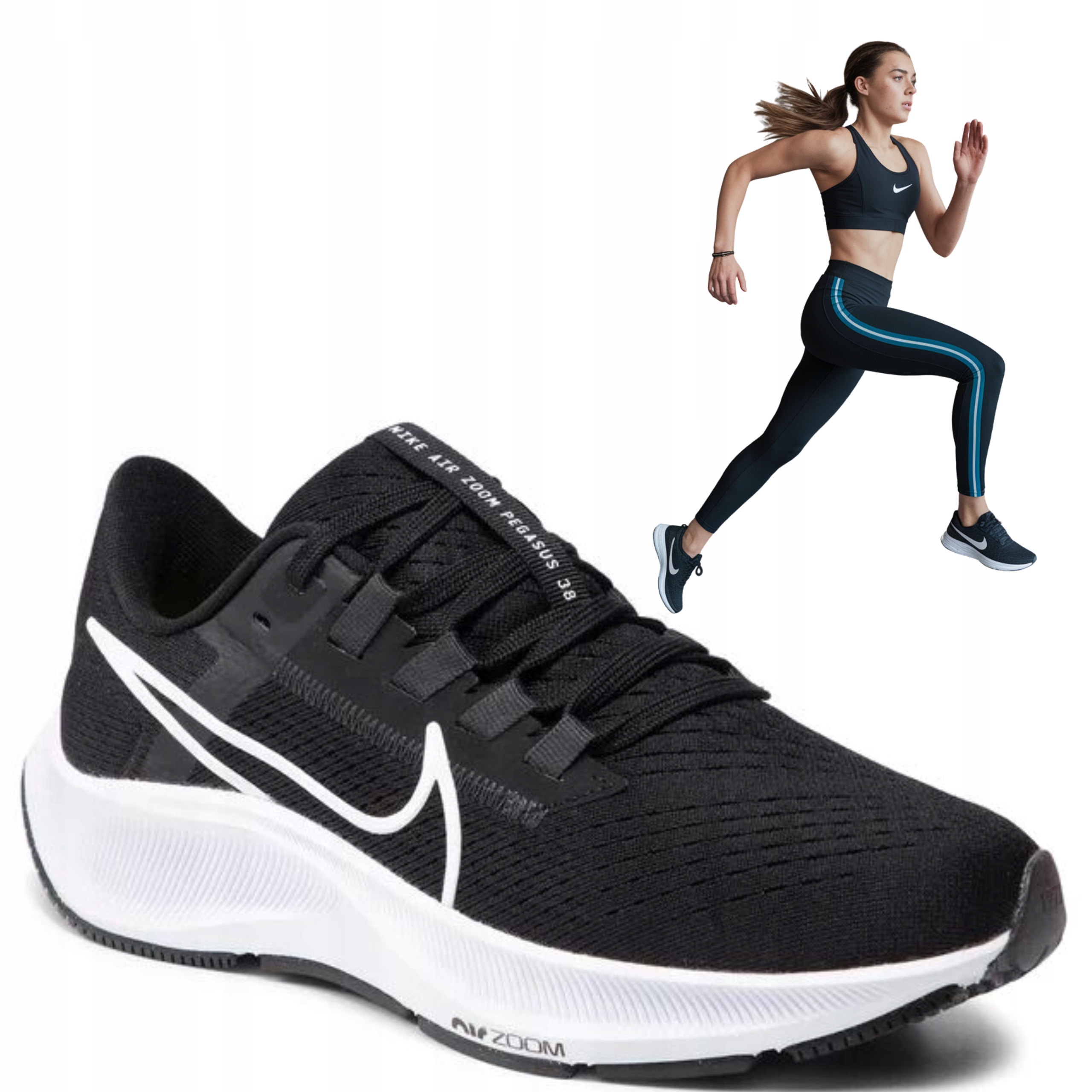 Dámské běžecké boty na asfalt Nike Air Zoom Pegasus 38, pohodlné, velikost 44,5