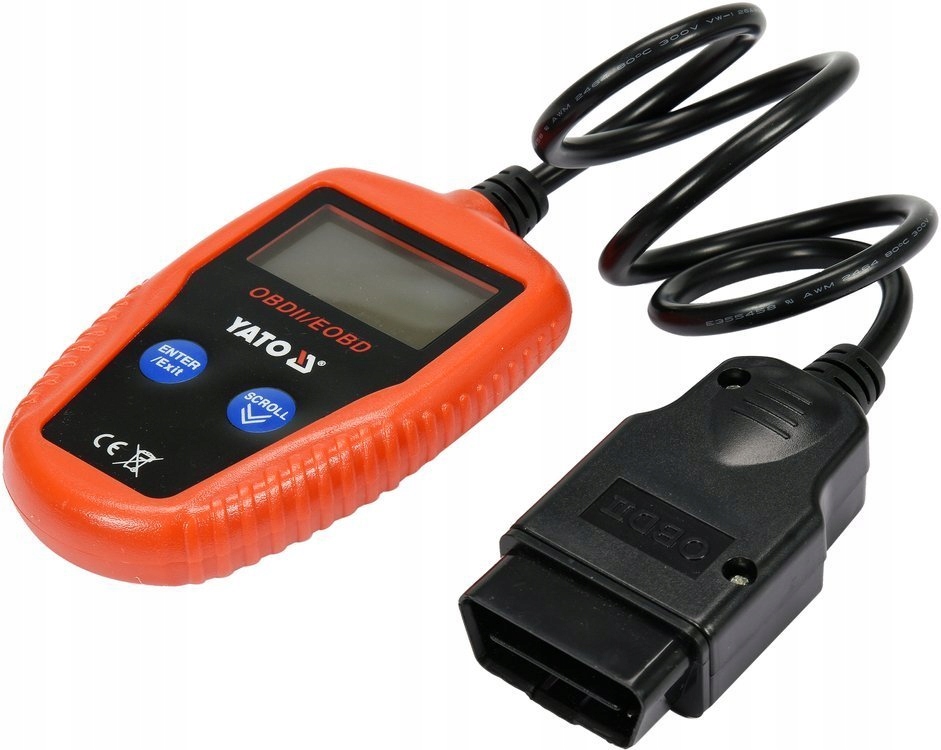 YATO TESTER DIAGNOSTYCZNY INTERFEJS OBD I OBD2 II Kod producenta YT-72977