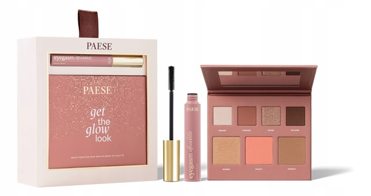 Paese Double Glow Look Sada paletka na líčení 16 g řasenka 9 ml