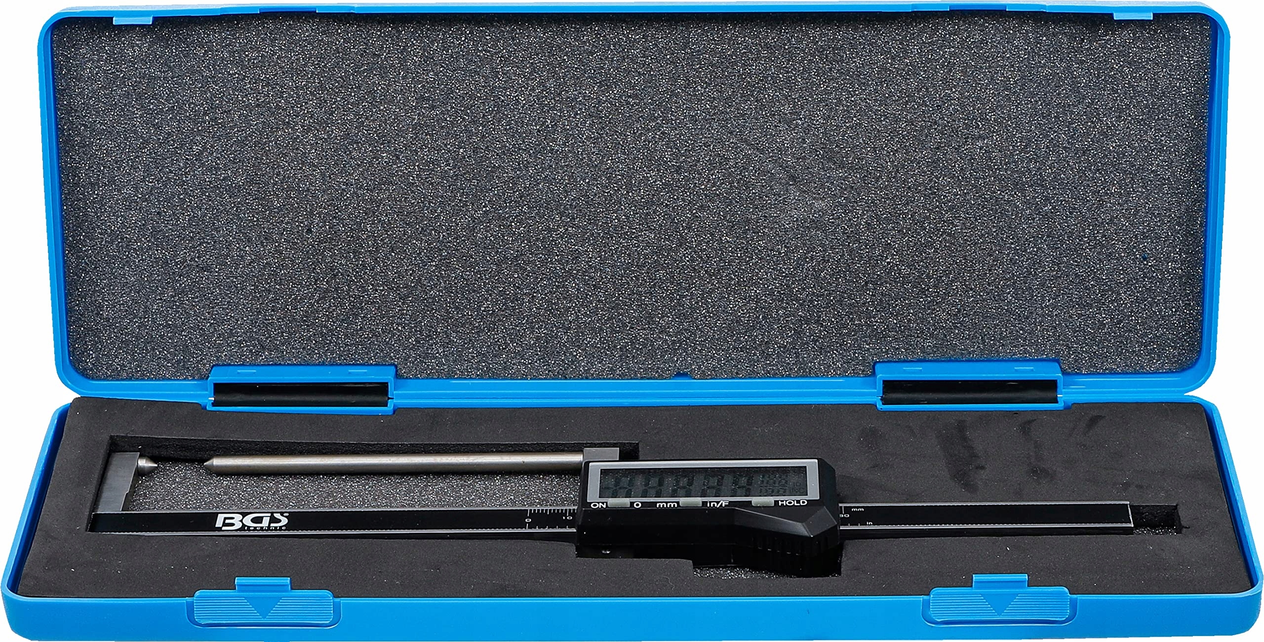 BGS Cyfrowy Suwmiarka Do Tarczy Hamulcowej 80 mm mm i cale z Etui — miniatura 2