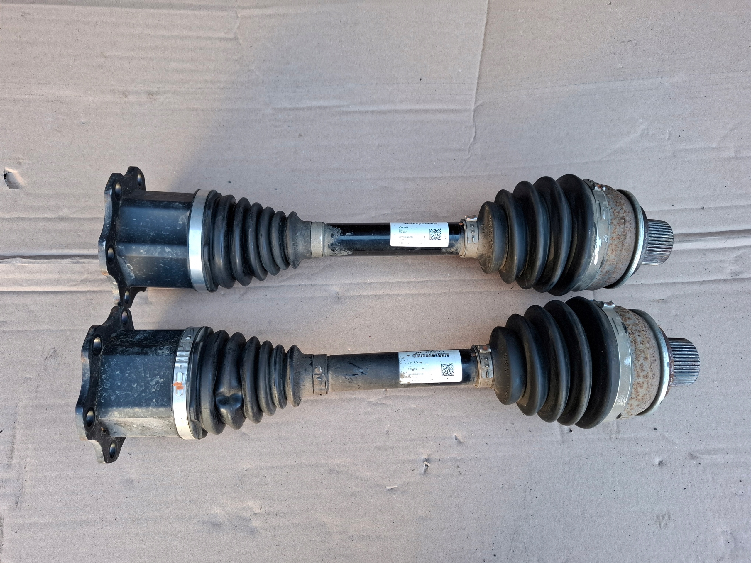 AUDI RS6 4K A6 C8 semi-axis front 23r 4N0407271J