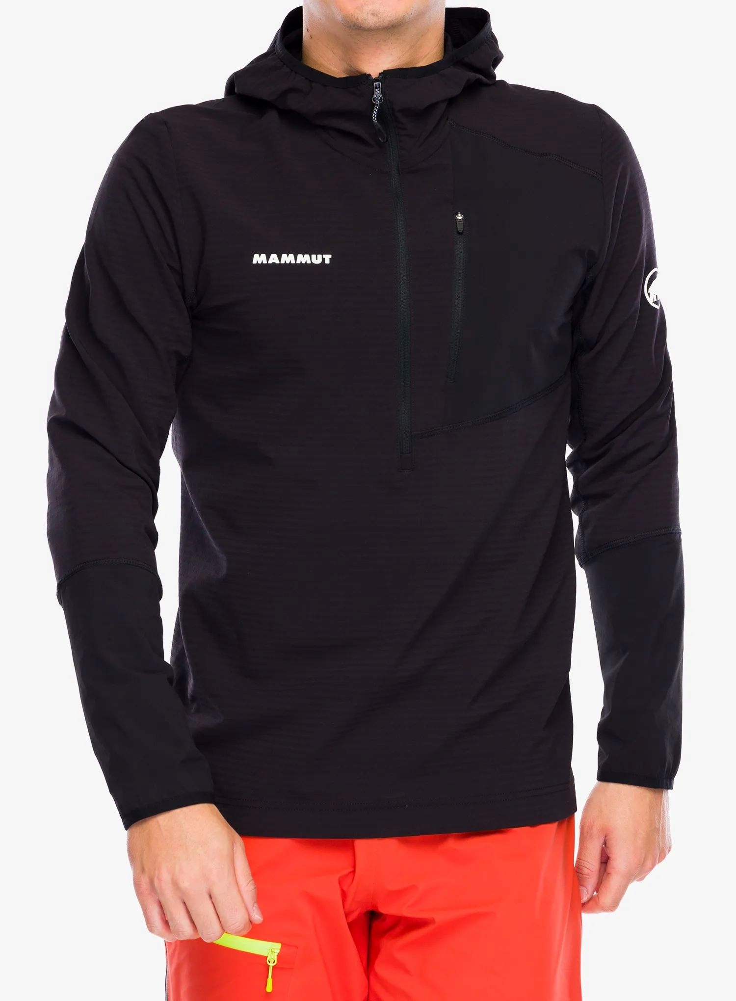 Bluza Mammut Madris Light ML Half Zip Hoody black XXL