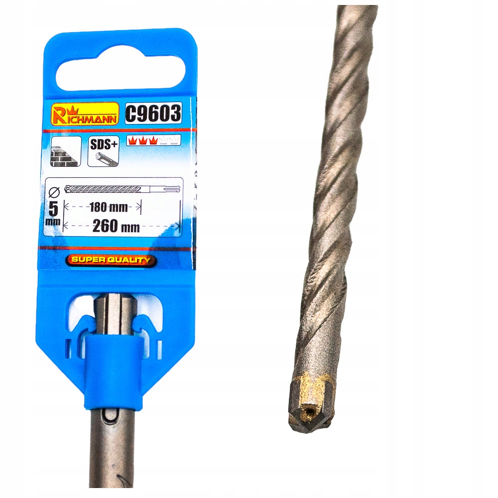 

Wiertło Do Muru Betonu fi 5x260 mm Sds-plus Widia