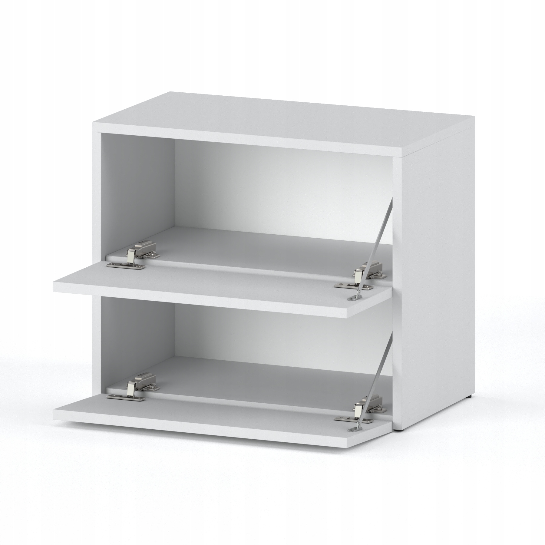 Szafka Na Buty Biała Wąska 60 CM Modułowa Bez siedziska Regał Stojak Loft Kod producenta SNB_BM_BM