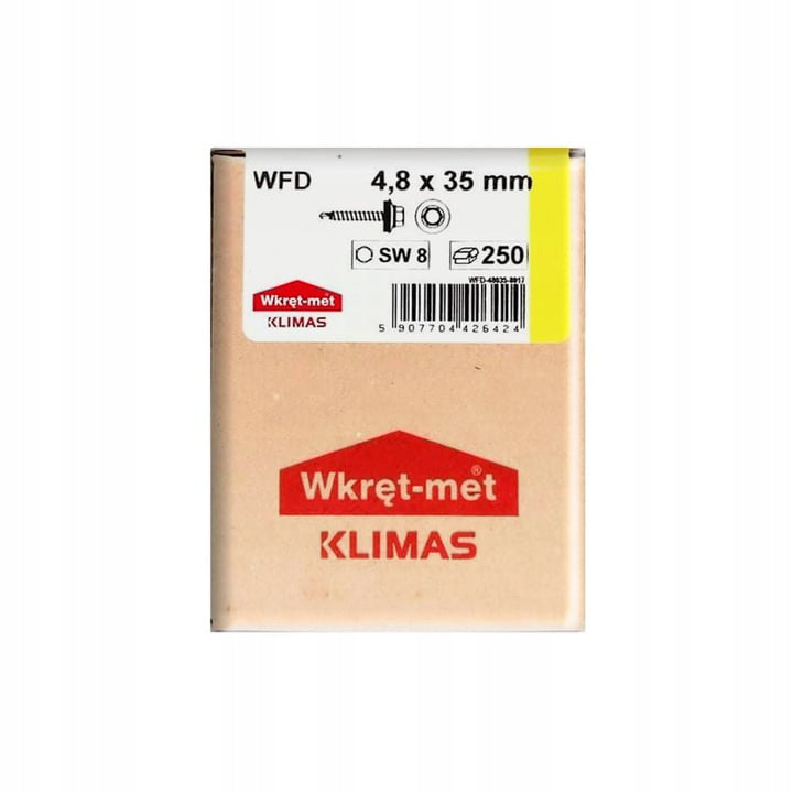 

Wkręty Farmerskie 4,8x35mm Ral 3009 Farmery 250szt