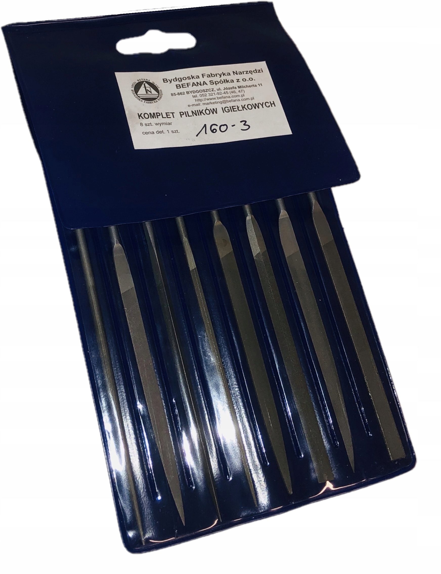 

Befana Zestaw pilników Iglaki 8 szt 160/3 Polskie
