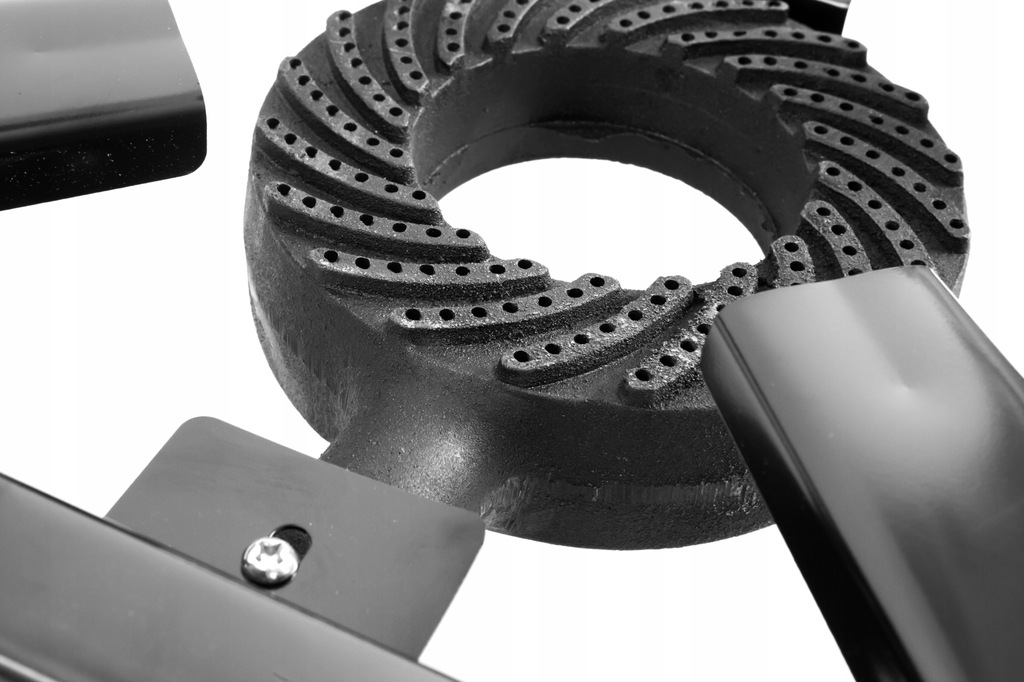 TABORET ŻELIWNY GAZOWY 40x40 + ZESTAW REDUKTOR WĄŻ OPASKI DUŻA MOC LPG Model AF014E ZESTAW GAZOWY MEDIAGAZ