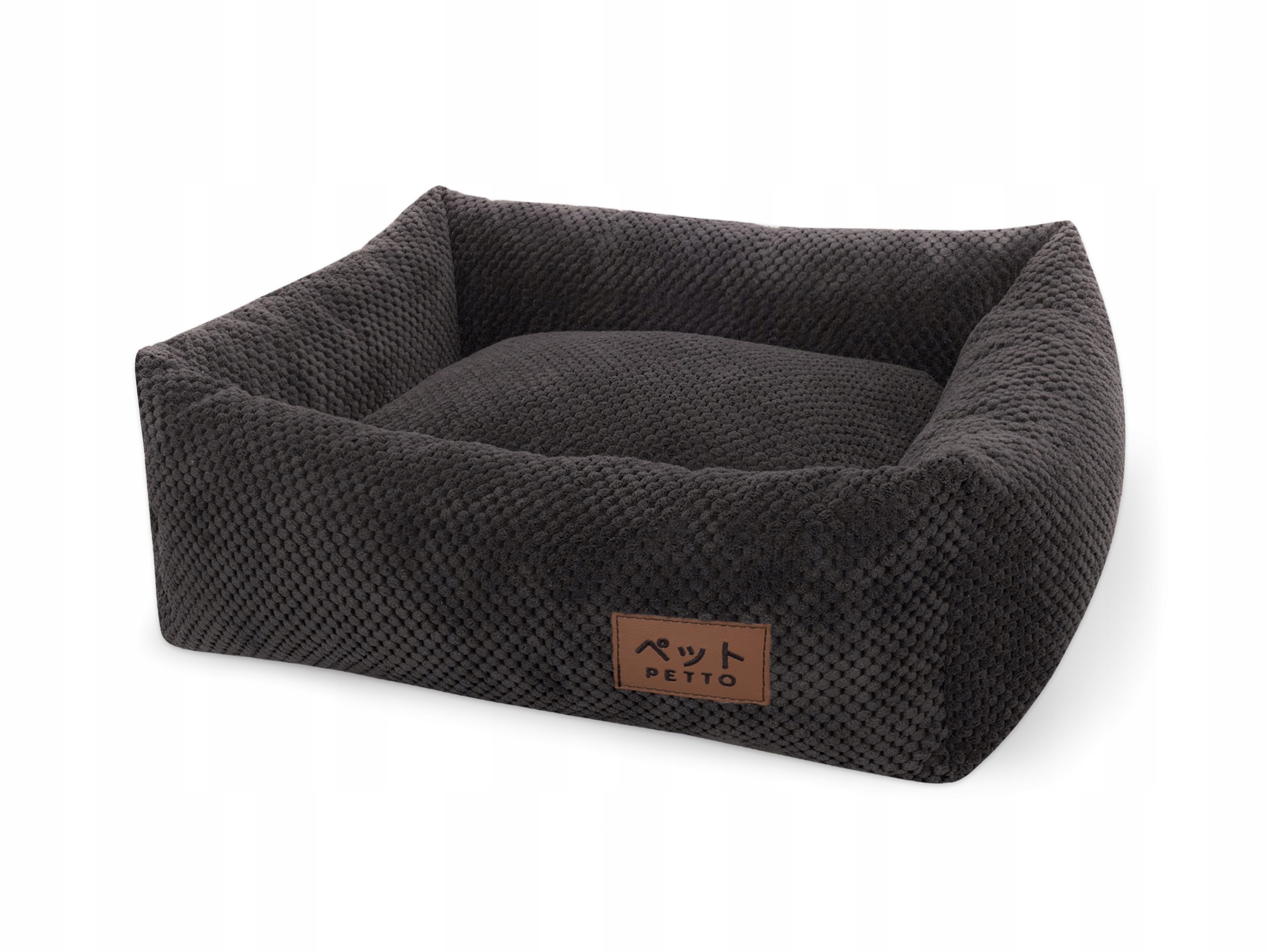 Levně Petto Pelíšek Osaka pro psy černá S 75/60 cm