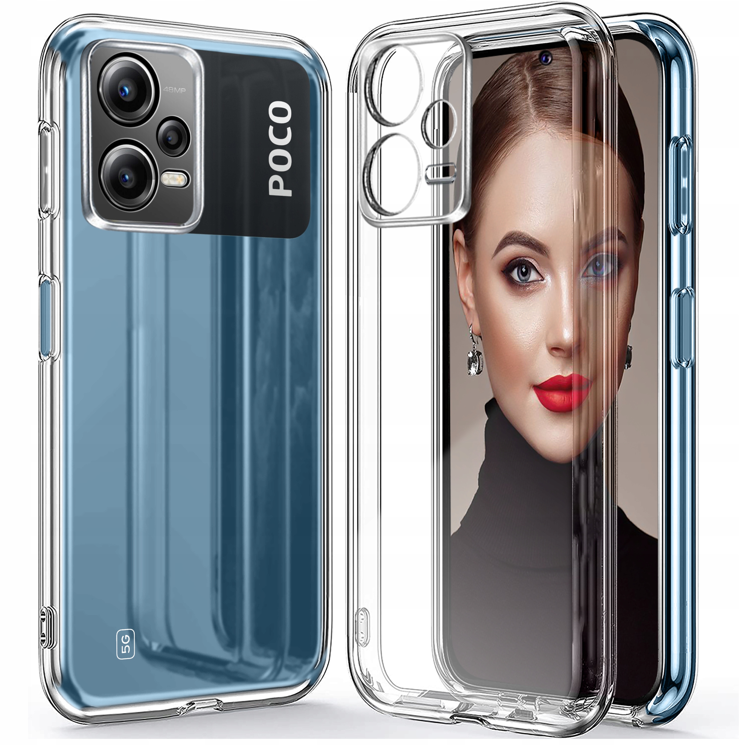 

Etui do Xiaomi Poco X5 Silicone Case Szkło 9H