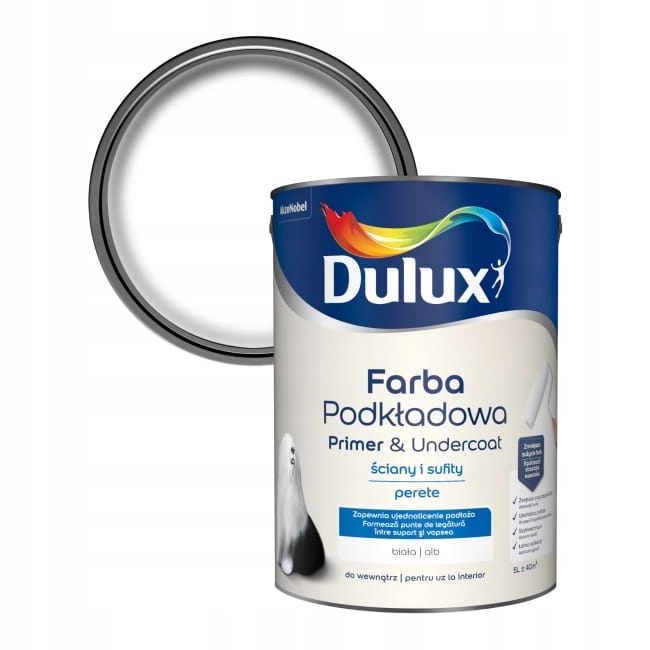 Farba podkładowa Dulux Ściana i Sufit 5 l Marka Dulux