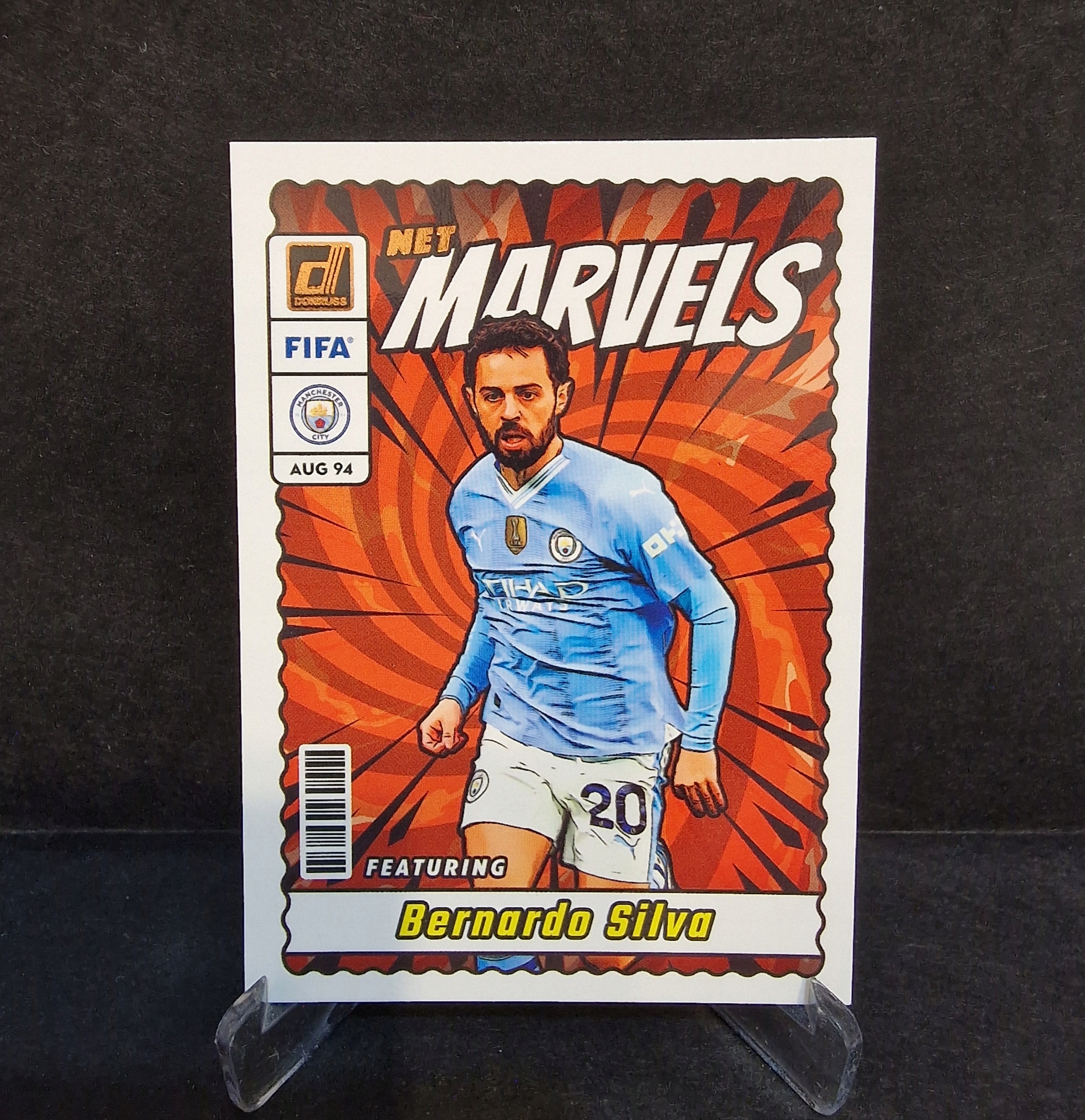 2023-24 Panini Donruss Bernardo Silva Manchester City Marvels /AU11