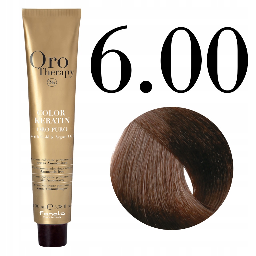 ORO PURO 6.00 FARBA BEZ AMONIAKU 100ML FANOLA Marka Fanola
