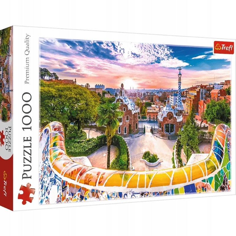 TREFL PUZZLE 1000 EL. ZACHÓD NAD BARCELONĄ