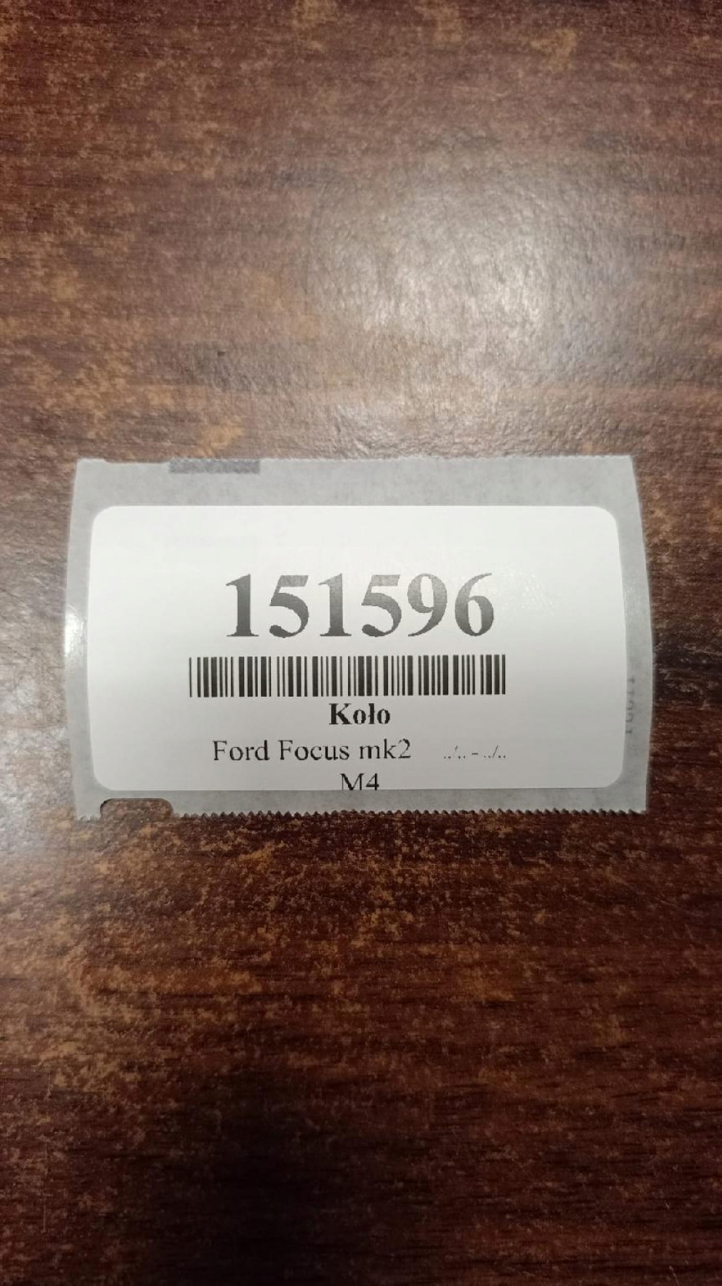 disk stalowa Ford OE 6.5" x 16" 5x108