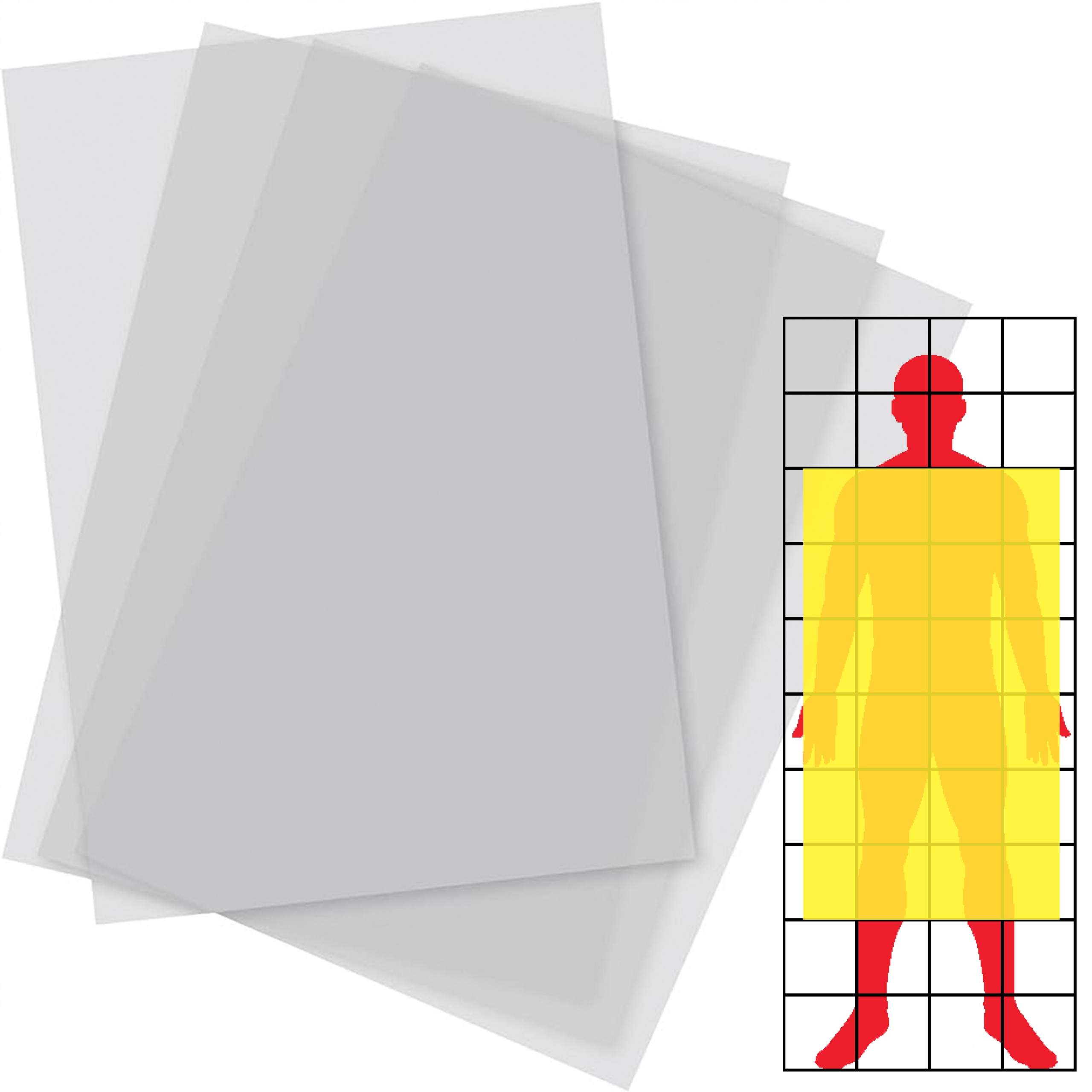 PŁYTA PLASTIKOWA PRZEZROCZYSTA POLIWĘGLAN LITY 0,75mm 125x62cm