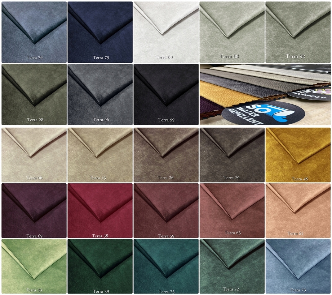 Nowoczesne Tapicerowane Krzesło Maja 2 nogi metal Wysokość siedziska 46 cm