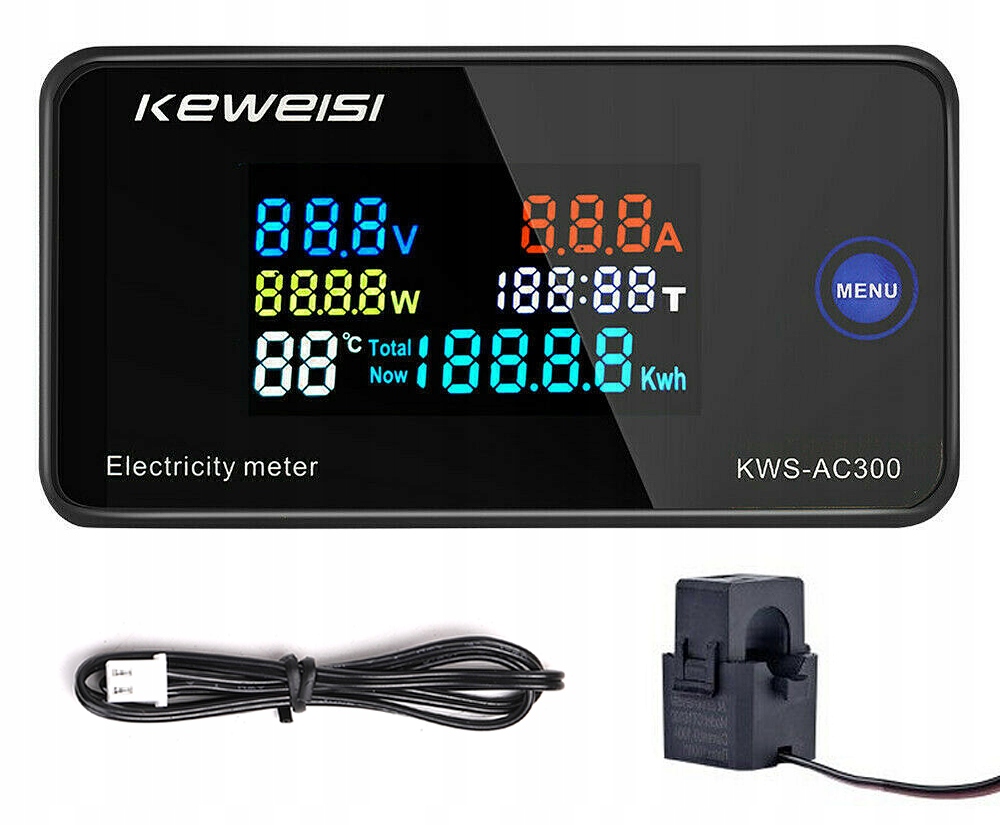 

Licznik Energii Watomierz Timer KWS-AC300-100ACL