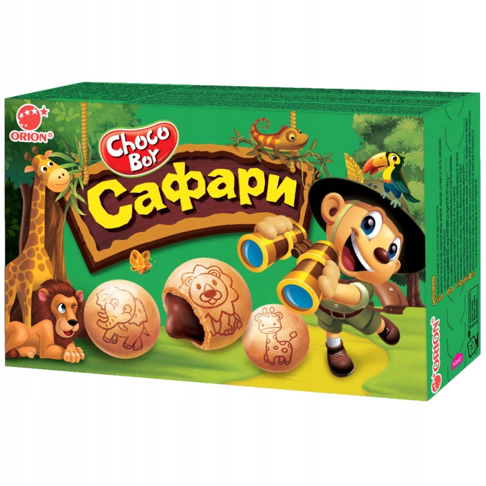 Ciastka Choco Boy Safari kruche Orion 45 g