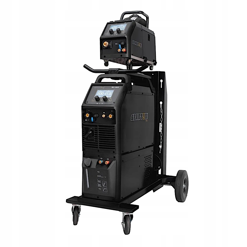 Svařovací stroj Migomat Spartus ProMIG 535DP Dual Pulse chladič podavač vozíku