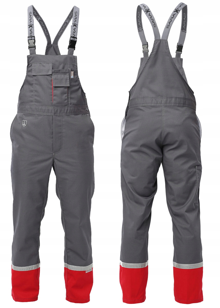 Spodnie Robocze Ogrodniczki Męskie Bhp Antystatyczne Wytrzymałe Mocne 3XL