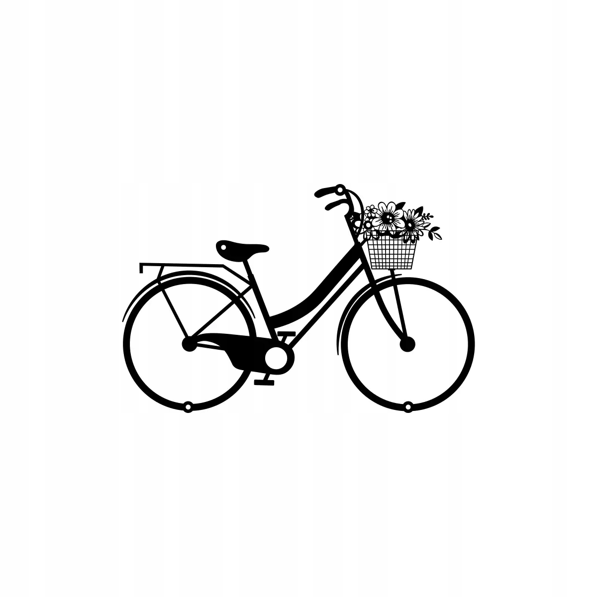 Kovový Dekor Černý Ocelový 2 mm Obraz na zeď Kolo