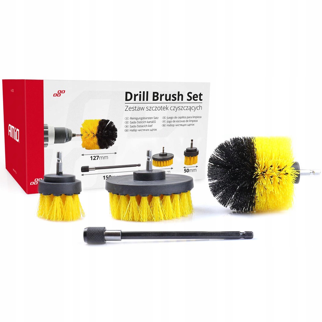 

Szczotki Czyszczące na wiertarkę wkrętarkę 3szt