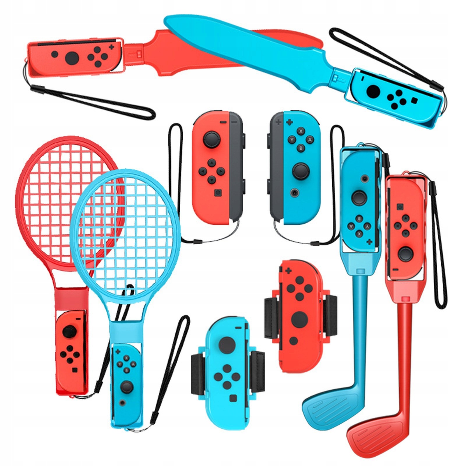 Sada rodinných doplňků 10v1 pro hru Nintendo Switch Sports