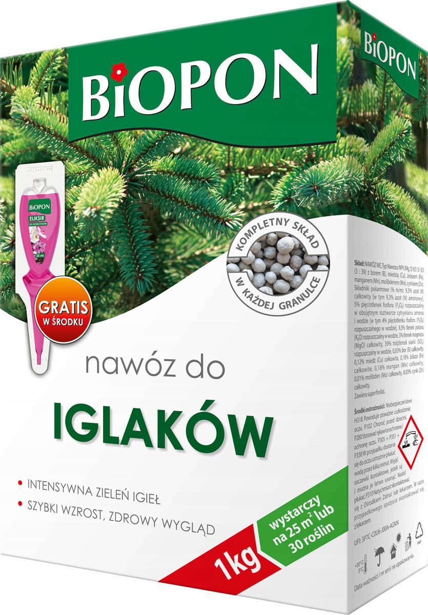 

Nawóz Do Iglaków 1kg Biopon