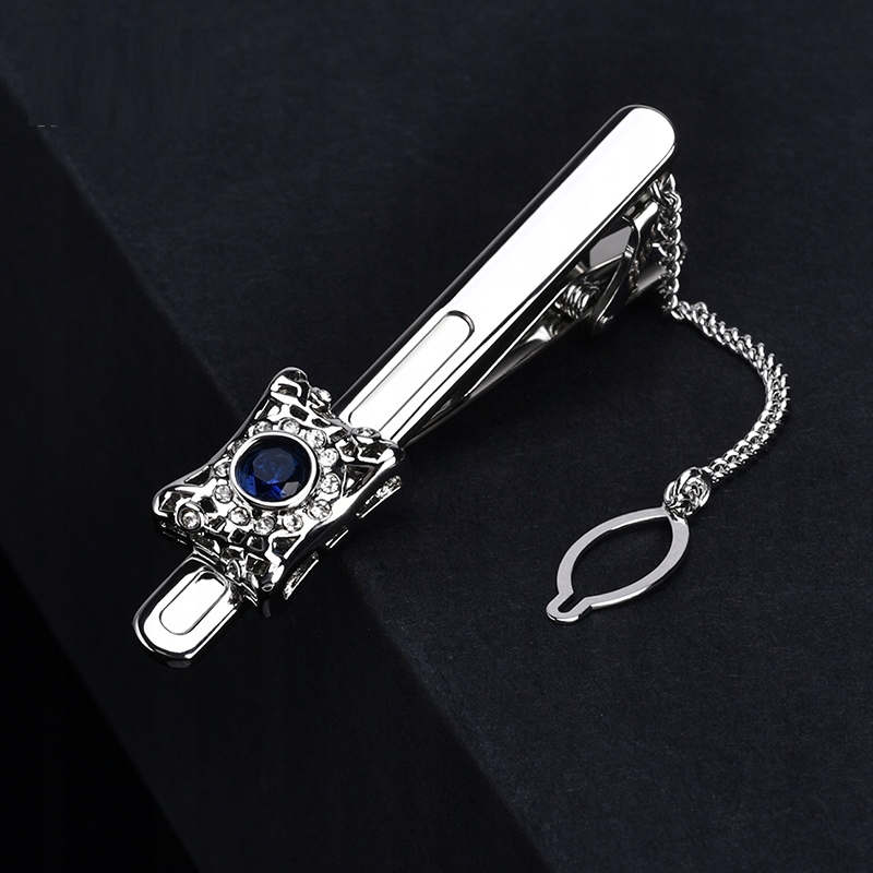 SPINKA KLIPS do KRAWATA SREBRNA ELEGANCKI PREZENT DLA NIEGO Marka Inna marka