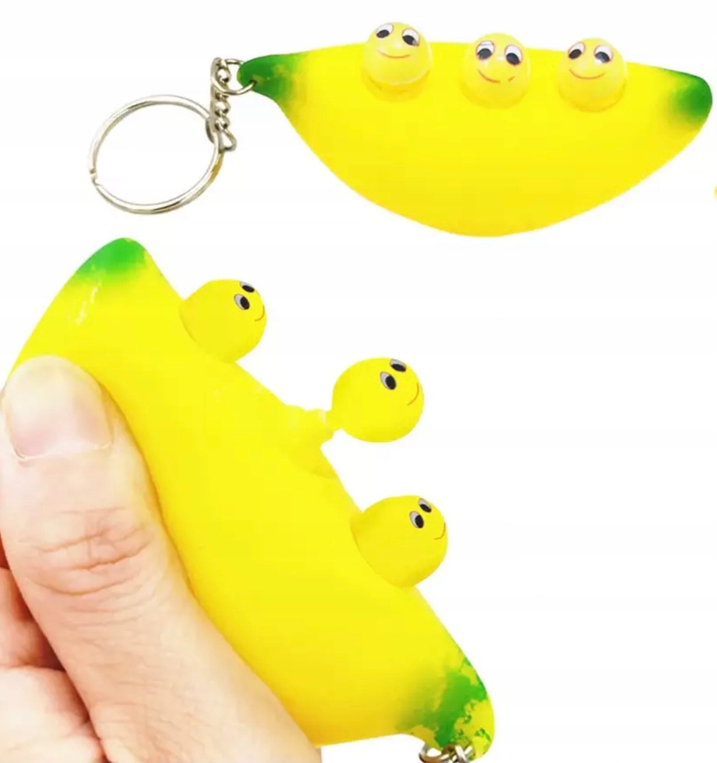 

Fasolki Antystresowe Squishy Push Bubble Brelok