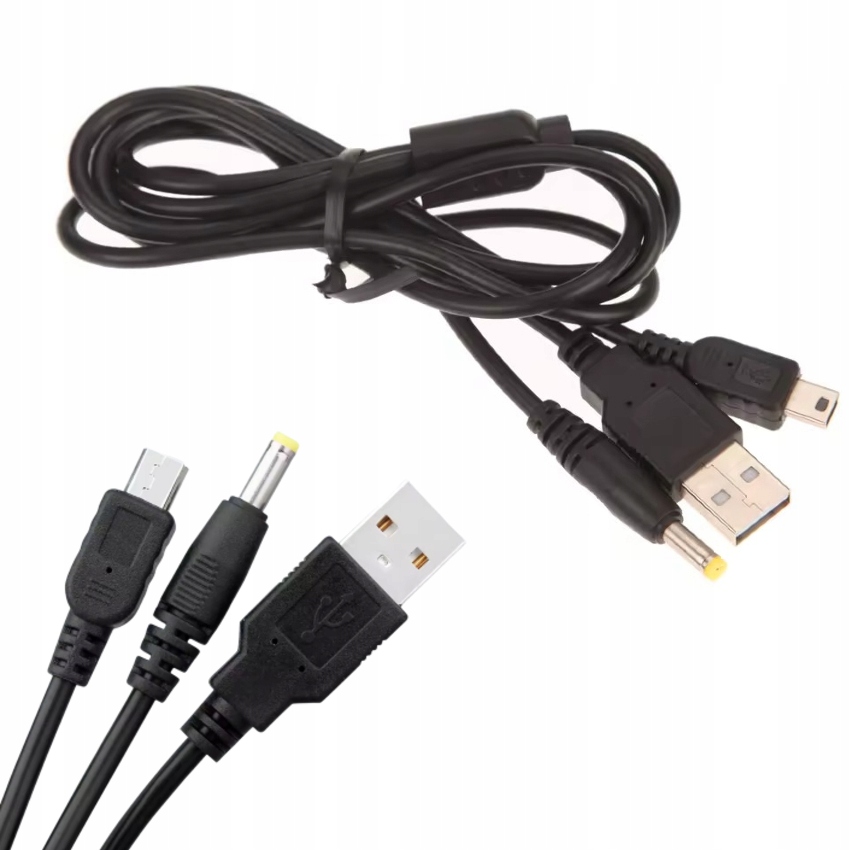 USB КАБЕЛЬ Y ЗАРЯДНОЕ УСТРОЙСТВО DC ПЕРЕДАЧА ДАННЫХ ДЛЯ PSP SLIM 1000 2000 3000 3004