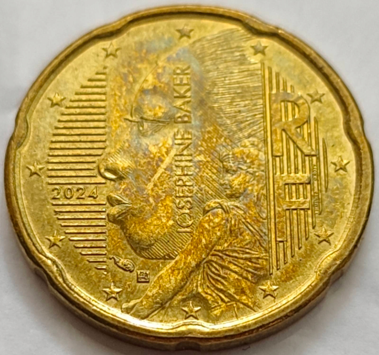 4790- Francja 20 eurocentów, 2024