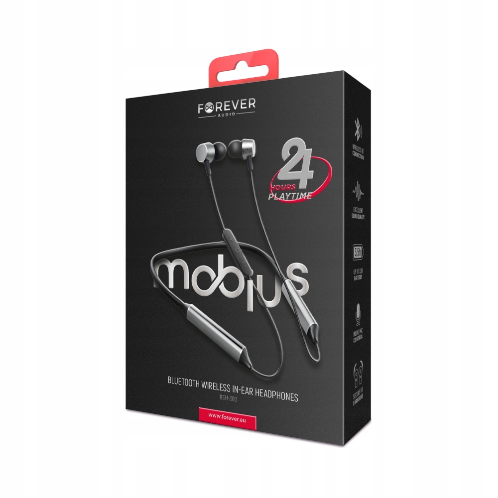 

Słuchawki bluetooth bezprzewodowe Forever Mobius24