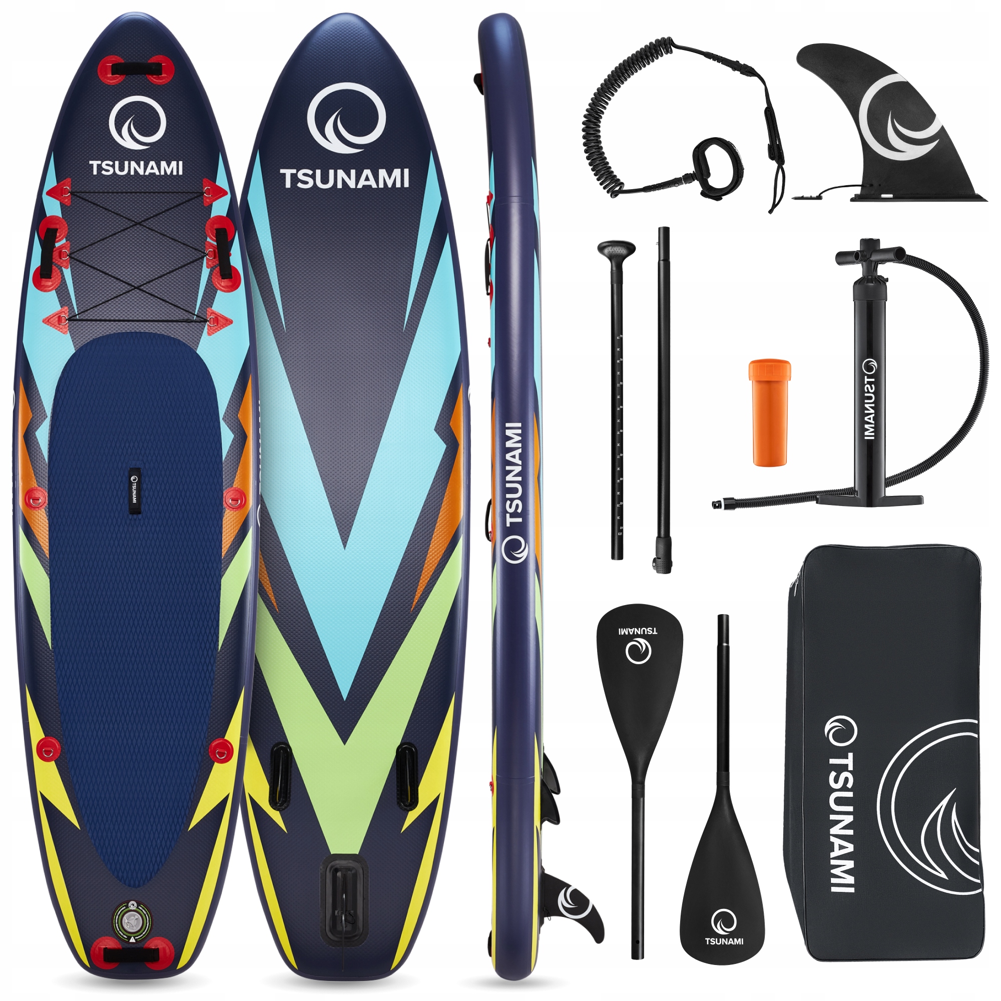 Sup Deska Tsunami Plavání Nafukovací S Příslušenstvím 320 cm Sáček 10 L Set