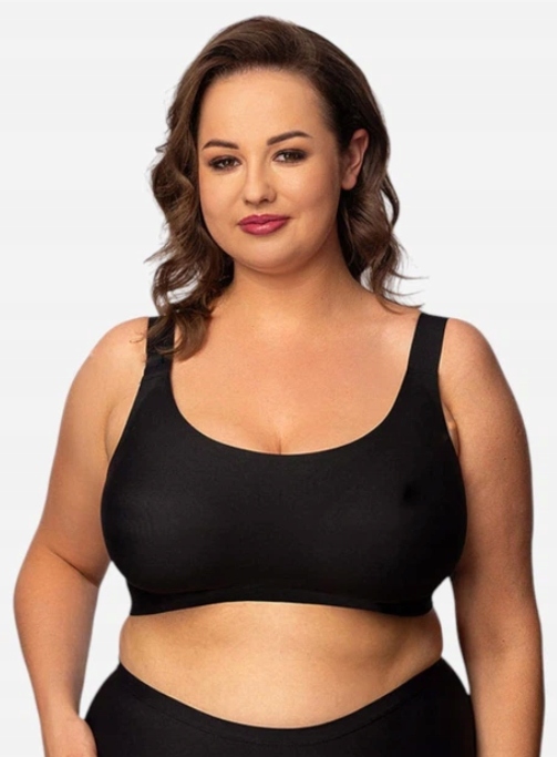 Orhideja Bezšvová Podprsenka Bez Kostic 950-000 Černá 4XL/48