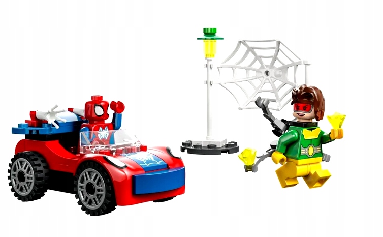KLOCKI LEGO SUPER HEROES SAMOCHÓD SPIDER-MANA I DOC OCK SPIDEY DLA 4 LATKA Numer produktu 10789
