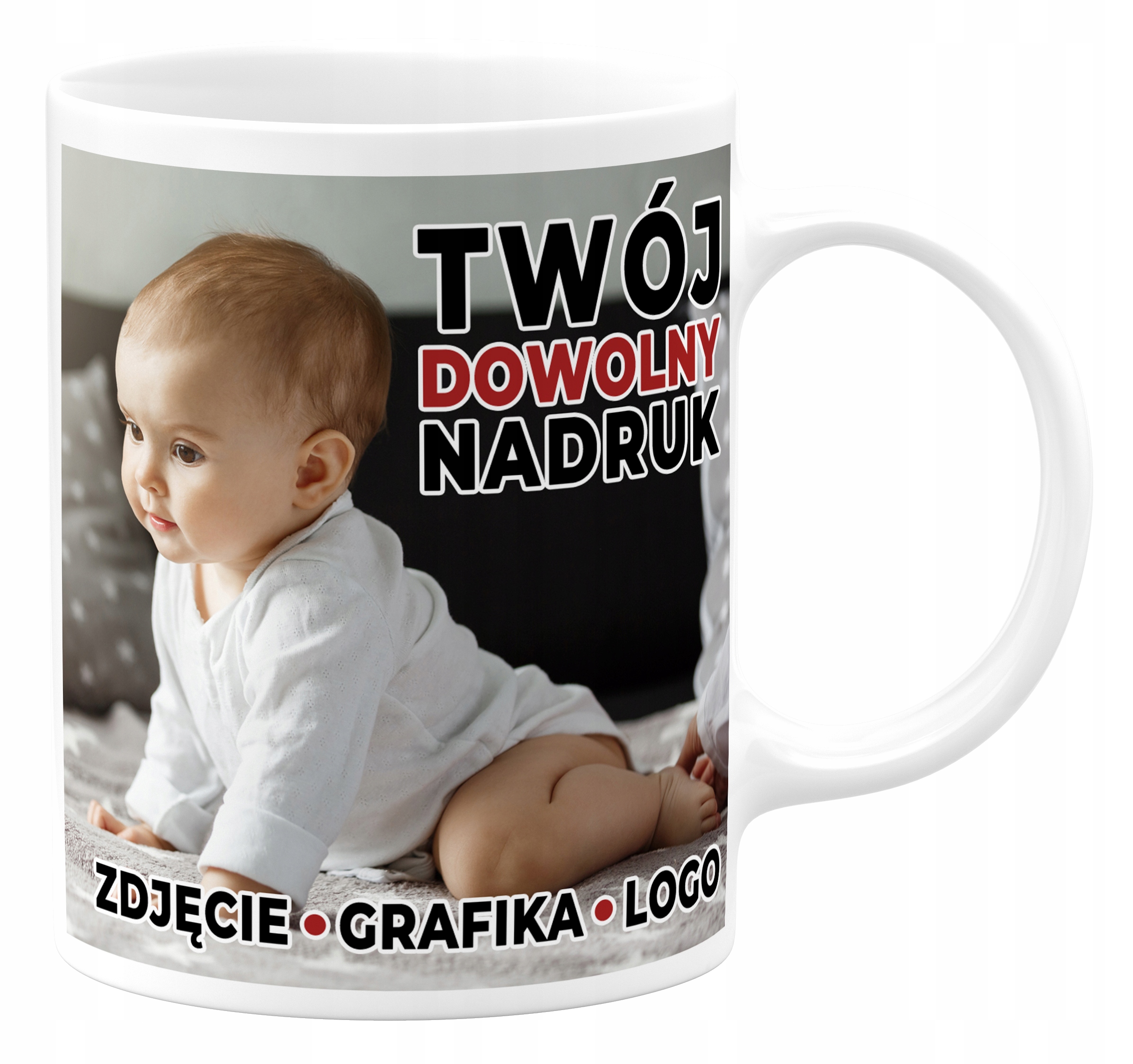 

Kubek Z Nadrukiem Kubki Ze Zdjęciem Tekst Grafika