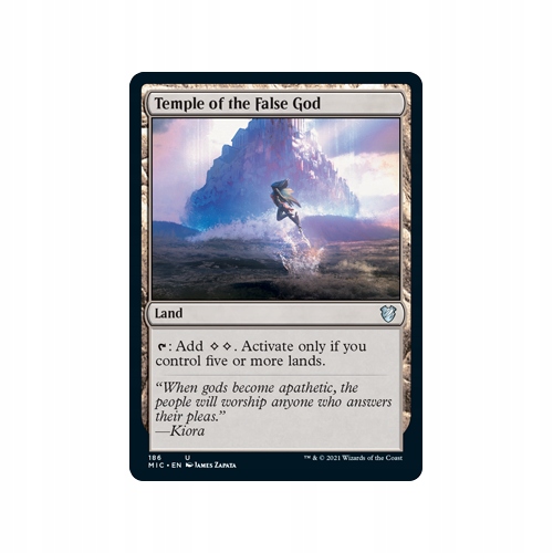 Mtg 2x Temple of the False God (u)