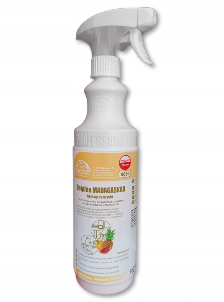 

Odświeżacz powietrza Dolphin Madagaskar owoc 750ml
