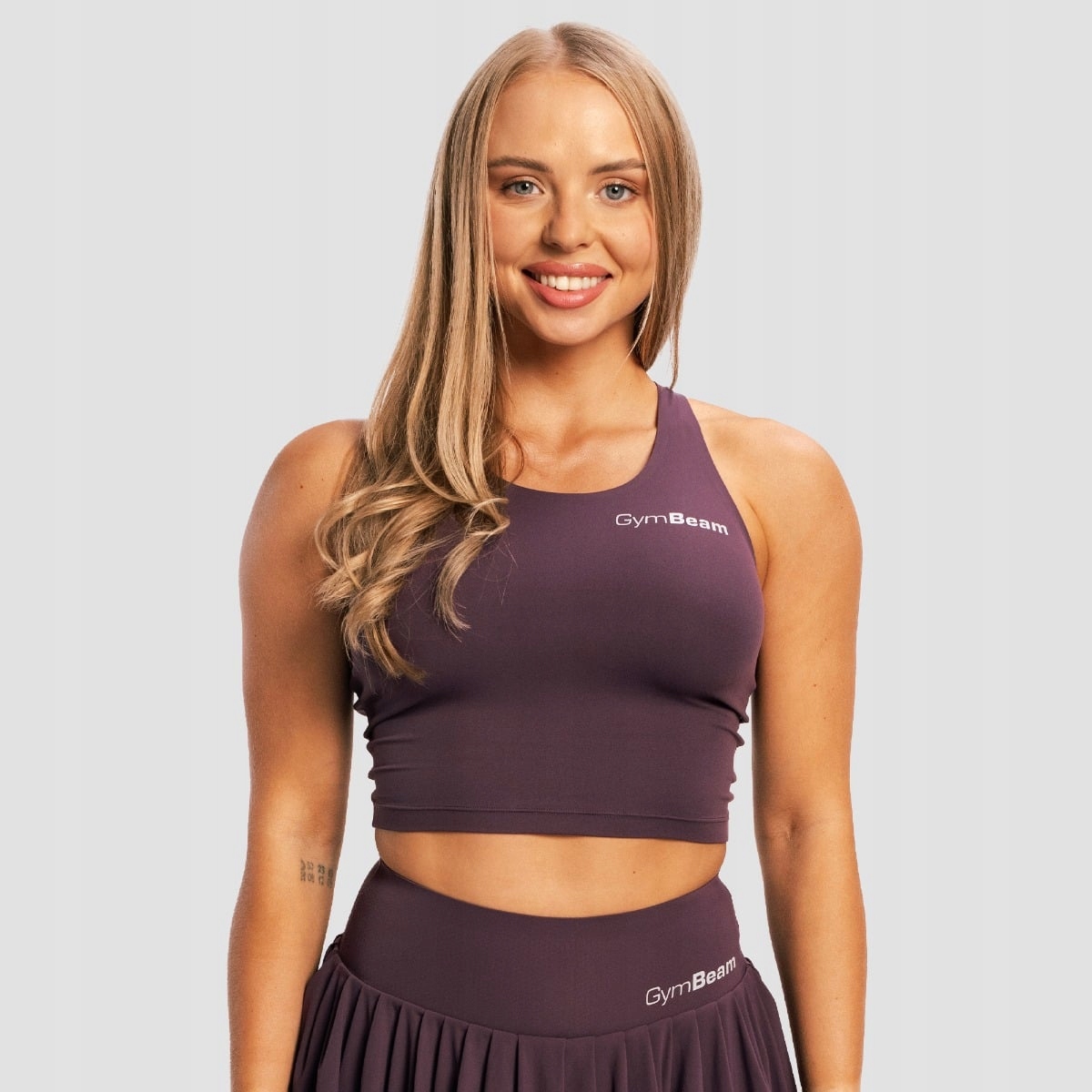 GymBeam Damski Top Sportowy Beat Berrywood Xs