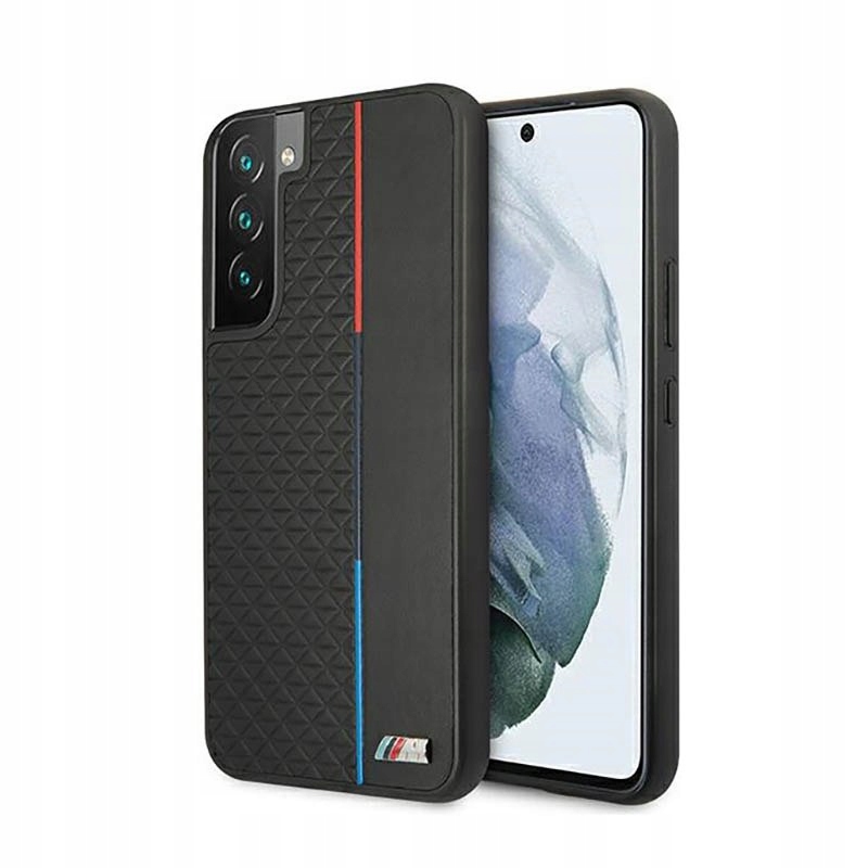 Etui Bmw M Collection Triangles na Samsung Galaxy S22+ czarne Bmw