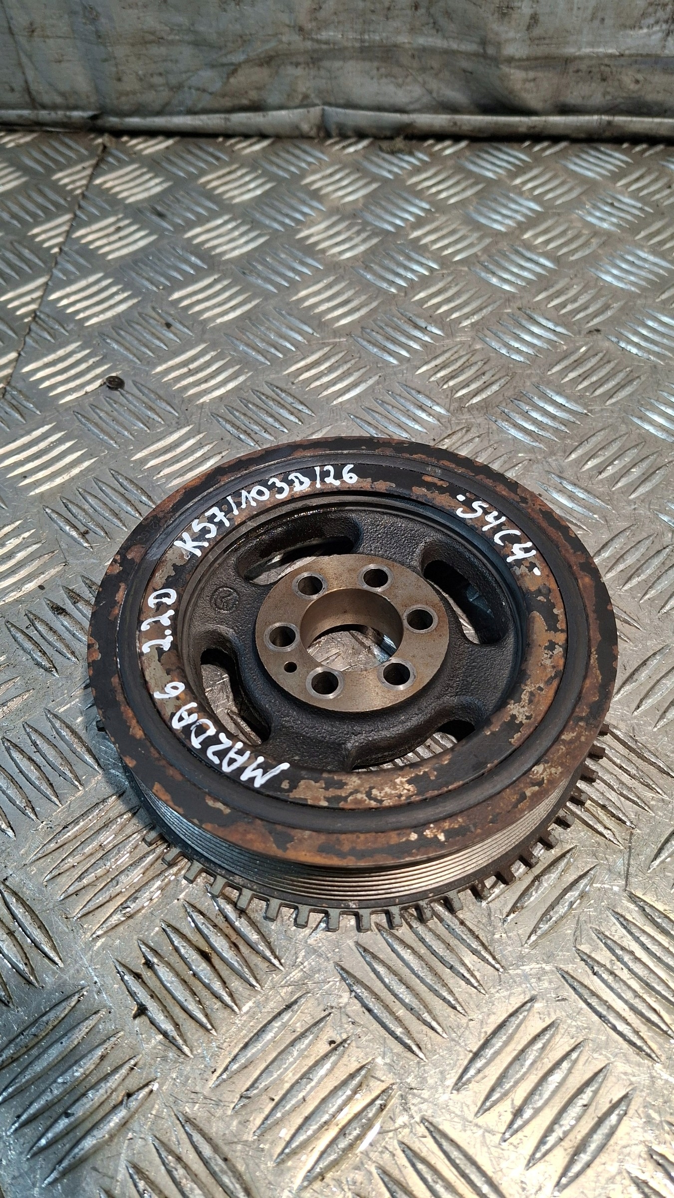 pulley MAZDA 6 GH 2.2D