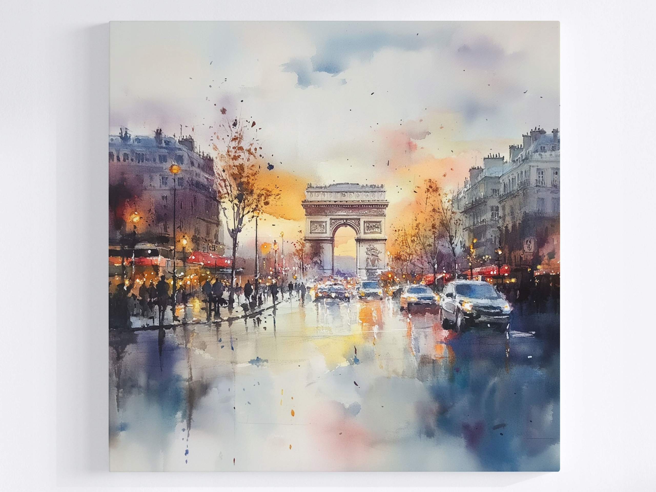 Obraz Na Plátně Canvas Město Paříž Francie Triumfální Oblouk 80x80
