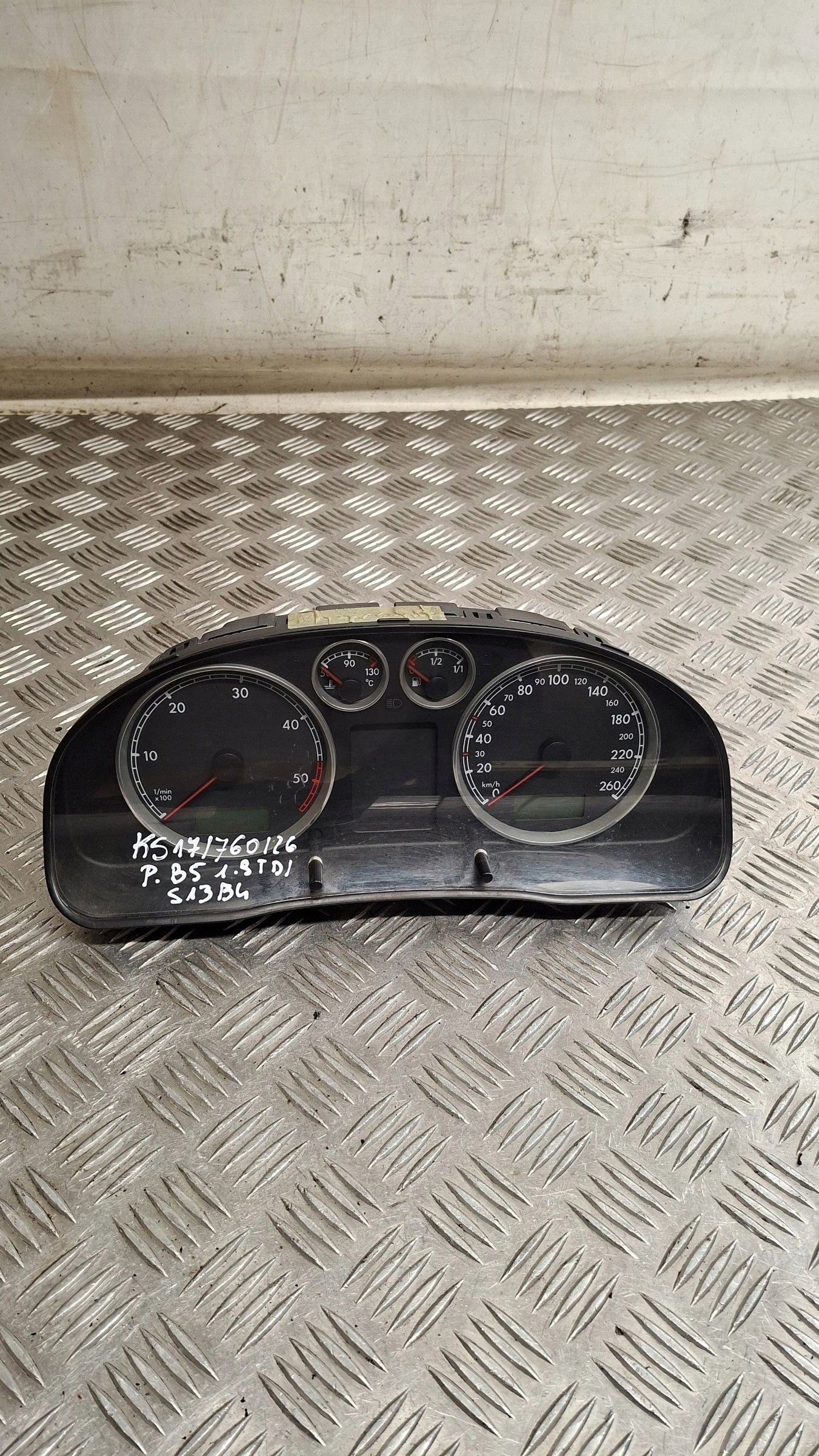 dials dials VW PASSAT B5 FL 1.9TDI