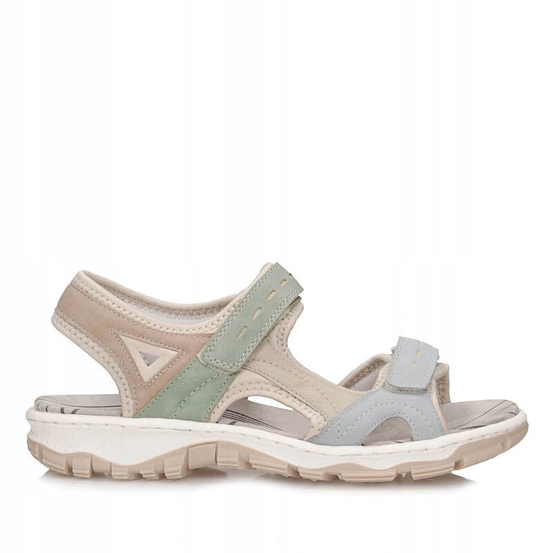 Dámské sandály Rieker 68866-94 barevné na suchý zip