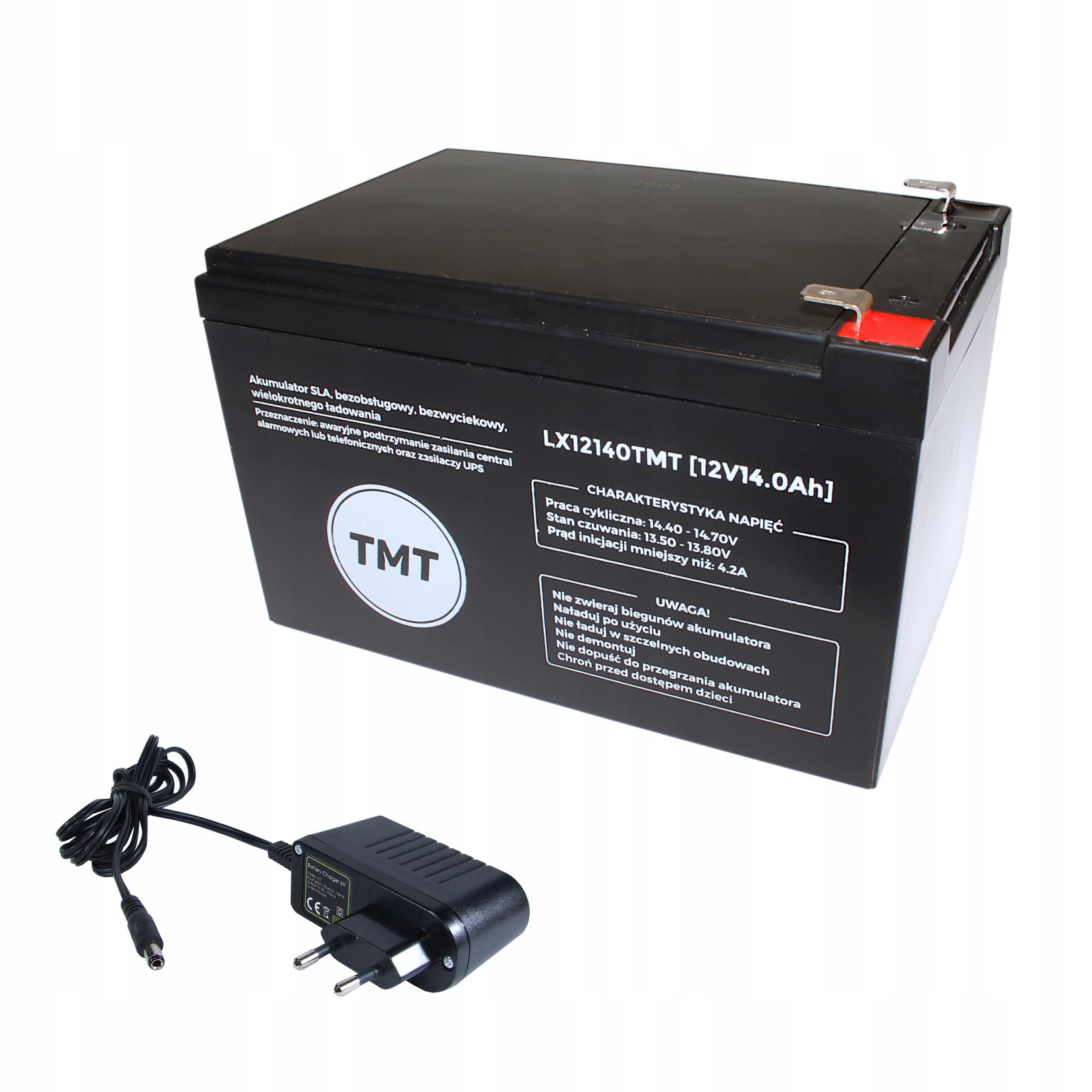 Akumulátor Agm 12V 14Ah Tmt Ups kolo vozidlo Cctv alarm nabíječka 12V Wty