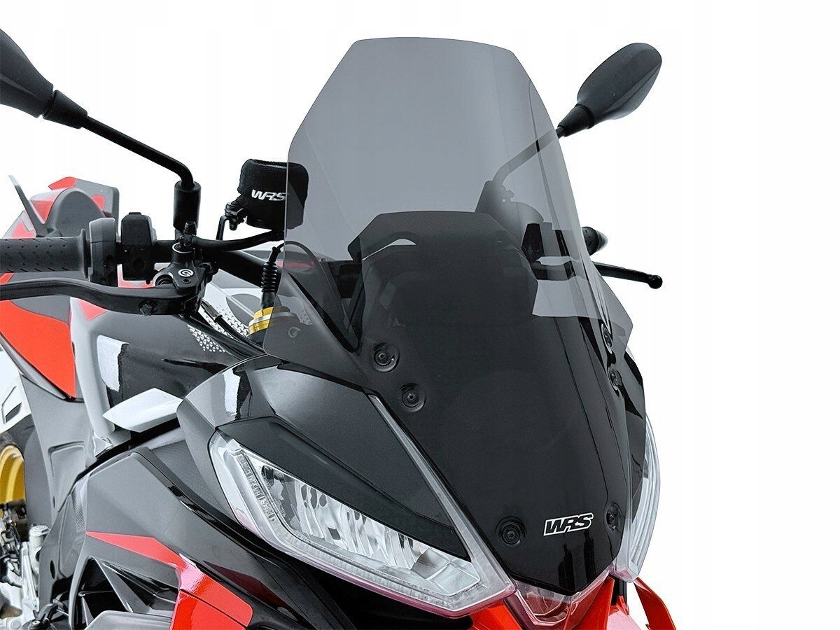 Motocyklové Sklo Wrs Touring Dark Smoke Aprilia Tuono V4 1100 AP017FS
