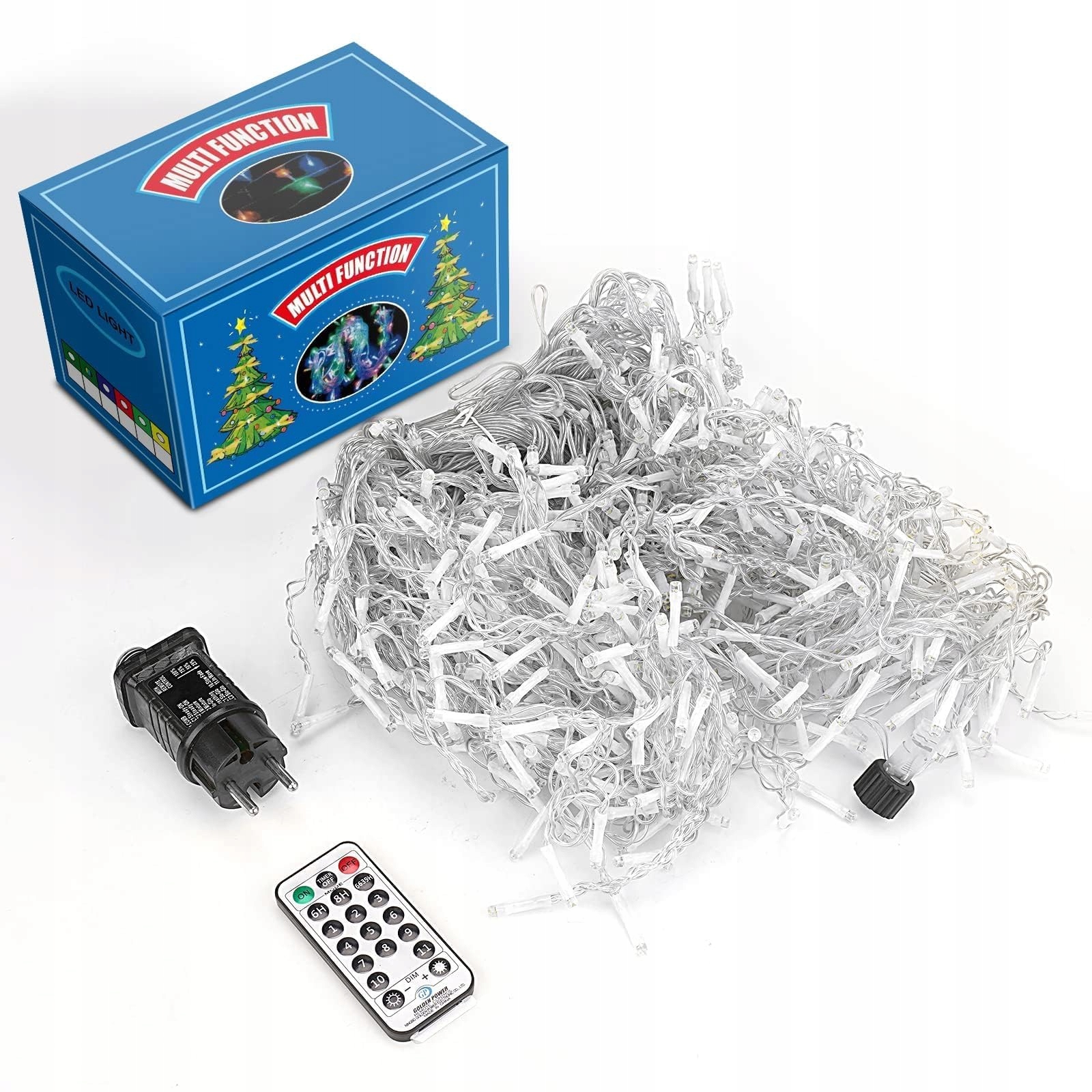 TARGETONE KURTYNA ŚWIETLNA GIRLANDA ZEWNĘTRZNA 352LED 10m 11 Trybów — miniatura 7