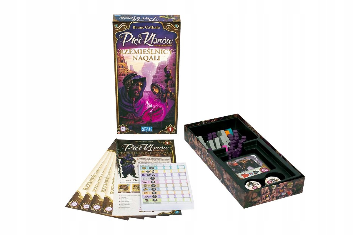 Pięć Klanów: Rzemieślnicy Naqali Waga produktu z opakowaniem jednostkowym 0.633 kg