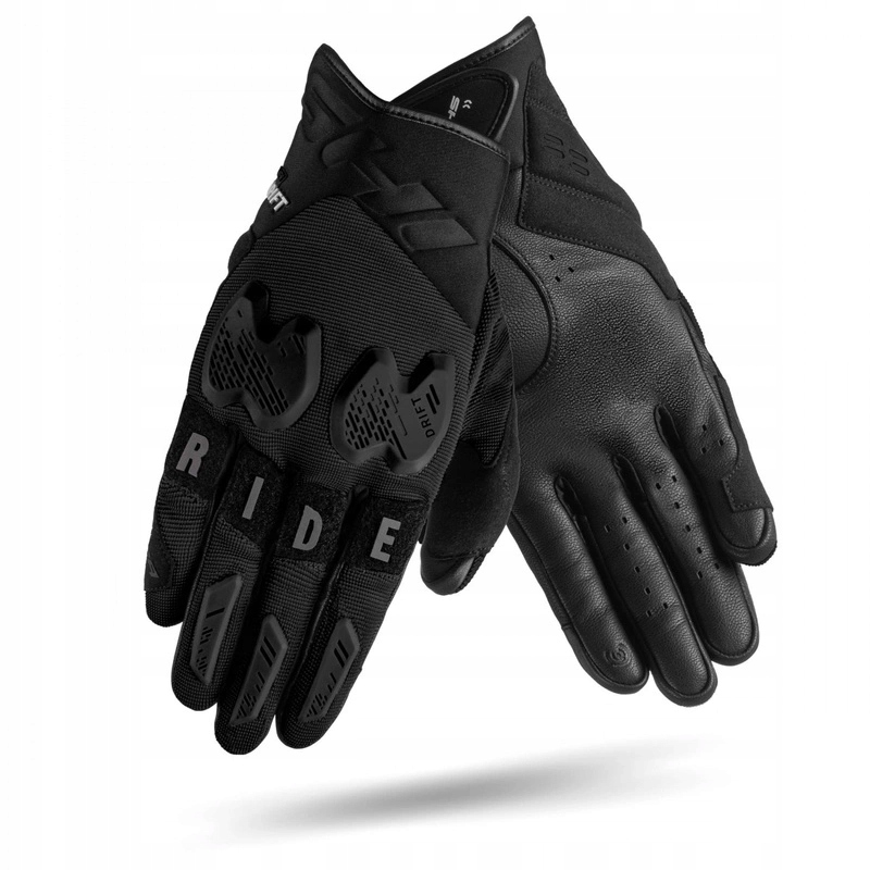 Krátke motocyklové rukavice Shima Drift Black čierne Zadarmo